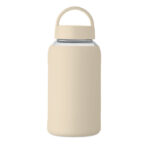 Flasche Borosilikatglas 600ml Braun von oben