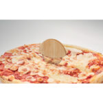 Pizzaschneider Bambus, Detailaufnahme des Materials