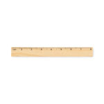 Holzlineal 20cm, Rückansicht