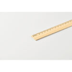 Holzlineal 20cm, Detailaufnahme des Materials