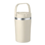 Doppelwandiger Becher 350 ml Braun als Werbeartikel mit Logodruck
