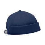 Docker Cap Blau, Detailaufnahme des Materials
