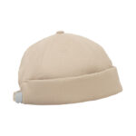 Docker Cap Braun, Detailaufnahme des Materials