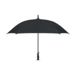 23'' Regenschirm quadratisch Schwarz als Werbeartikel mit Logodruck