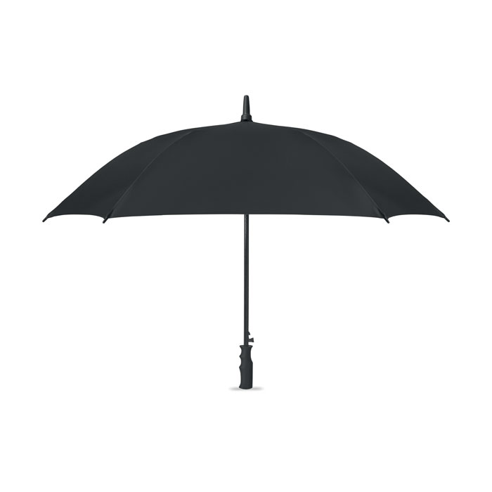 23'' Regenschirm quadratisch Schwarz als Werbeartikel mit Logodruck