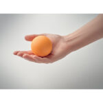 Flummi Orange, Detailaufnahme des Materials