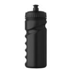 Sport-Trinkflasche 500ml Schwarz, Rückansicht