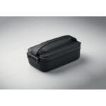 Lunchbox PP 800 ml Schwarz, Detailaufnahme des Materials