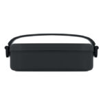 Lunchbox PP 800 ml Schwarz von oben