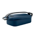 Lunchbox PP 800 ml Blau, Rückansicht
