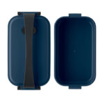 Lunchbox PP 800 ml Blau, geöffnet dargestellt