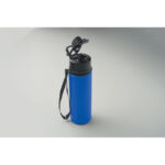 Faltbare Sportflasche Silikon Blau, Detailaufnahme des Materials