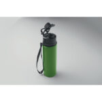 Faltbare Sportflasche Silikon Gruen, Detailaufnahme des Materials