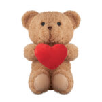 Teddybär mit Herz 23cm als Werbeartikel mit Logodruck