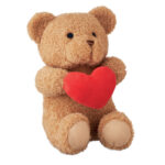 Teddybär mit Herz 23cm, Rückansicht