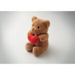 Teddybär mit Herz 23cm, Detailaufnahme des Materials