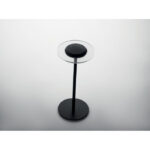 USB-Tischlampe Eisen, Detailaufnahme des Materials