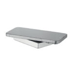 Powerbank 10000 mAh Silber, Rückansicht