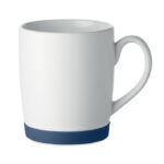 Keramikbecher 300 ml Blau als Werbeartikel mit Logodruck