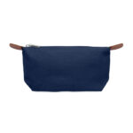 Kosmetiktasche 600D RPET Blau, Rückansicht
