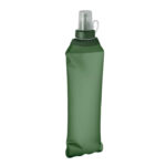 Faltbare Wasserflasche 500ml Gruen, Rückansicht