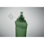 Faltbare Wasserflasche 500ml Gruen, Detailaufnahme des Materials