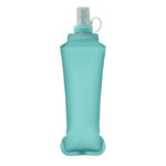 Faltbare Wasserflasche 500ml Blau als Werbeartikel mit Logodruck