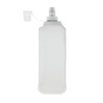 Faltbare Wasserflasche 500ml Weiß, Seitenansicht