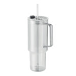 Trinkbecher RPET 1200ml Weiß, Rückansicht