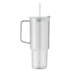 Trinkbecher RPET 1200ml Weiß, Seitenansicht