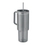 Trinkbecher RPET 1200ml Grau als Werbeartikel mit Logodruck