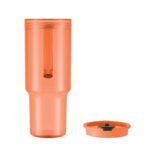 Trinkbecher RPET 1200ml Orange von oben
