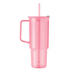 Trinkbecher RPET 1200ml Rosa, Seitenansicht