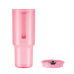 Trinkbecher RPET 1200ml Rosa von oben