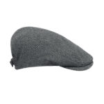Newsboy-Kappe 335 g/m² Grau von oben