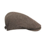 Newsboy-Kappe 335 g/m² Braun von oben