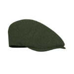 Newsboy-Kappe 335 g/m² Gruen als Werbeartikel mit Logodruck
