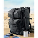 Outdoor-Rucksack 600D RPET im praktischen Einsatz