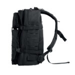 Outdoor-Rucksack 600D RPET, geöffnet dargestellt