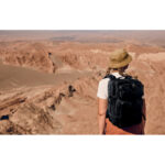 Outdoor-Rucksack 600D RPET – Vorderansicht