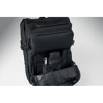 Outdoor-Rucksack 600D RPET – Rückansicht