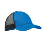 Trucker Kappe 5 Panels Blau als Werbeartikel mit Logodruck