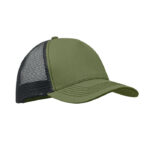 Trucker Kappe 5 Panels Gruen als Werbeartikel mit Logodruck