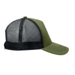 Trucker Kappe 5 Panels Gruen von oben
