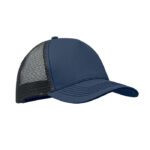 Trucker Kappe 5 Panels Blau als Werbeartikel mit Logodruck