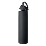 Doppelwandige Flasche 500 ml Schwarz von oben