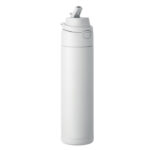 Doppelwandige Flasche 500 ml Weiß, Rückansicht