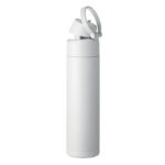 Doppelwandige Flasche 500 ml Weiß von oben