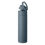 Doppelwandige Flasche 500 ml Blau von oben