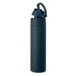 Doppelwandige Flasche 500 ml Blau von oben
